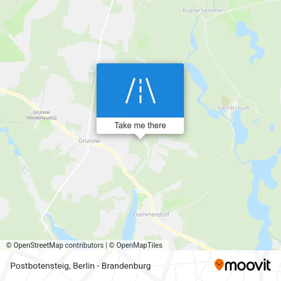 Карта Postbotensteig
