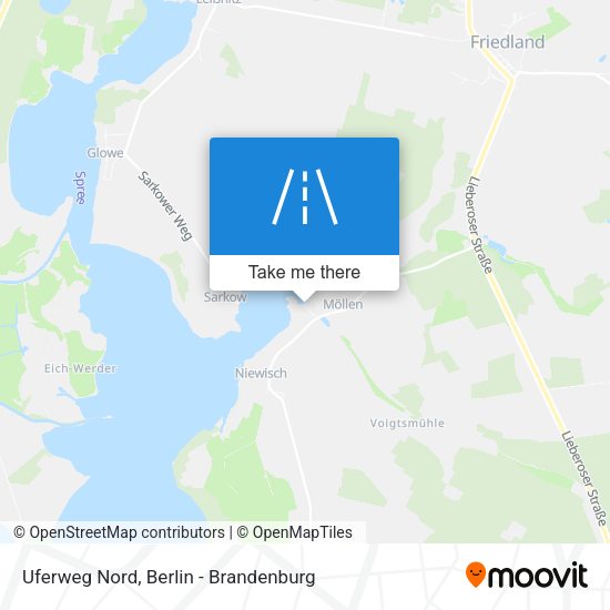 Uferweg Nord map