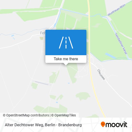 Alter Dechtower Weg map