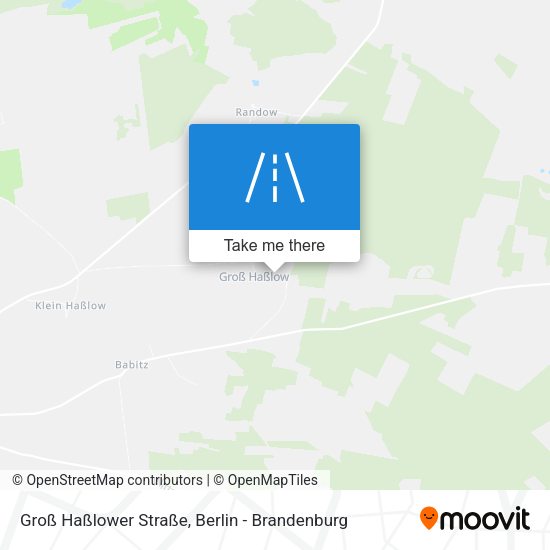 Groß Haßlower Straße map
