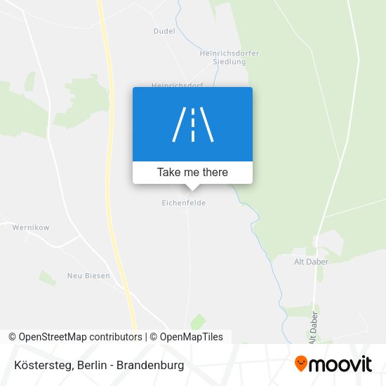 Köstersteg map