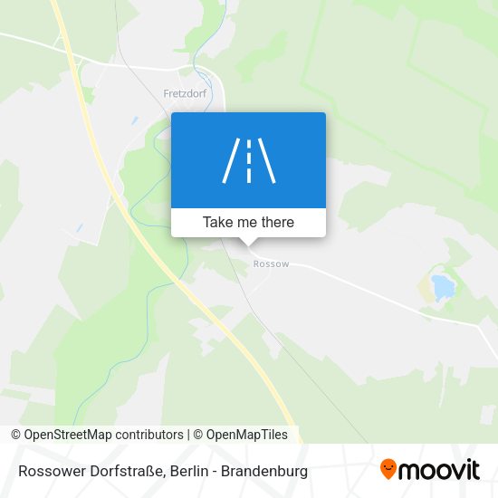 Rossower Dorfstraße map
