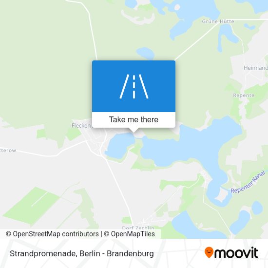 Strandpromenade map
