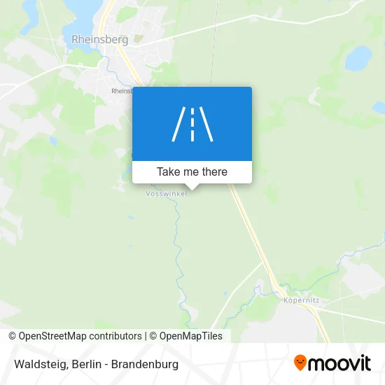 Карта Waldsteig