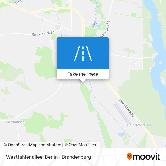 Westfahlenallee map
