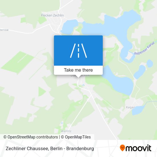 Zechliner Chaussee map