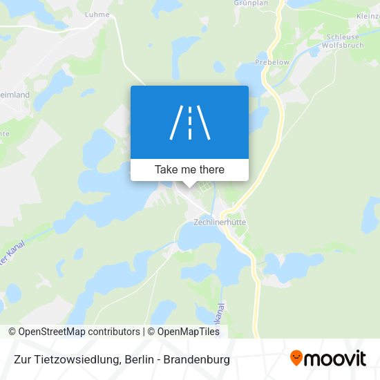 Zur Tietzowsiedlung map