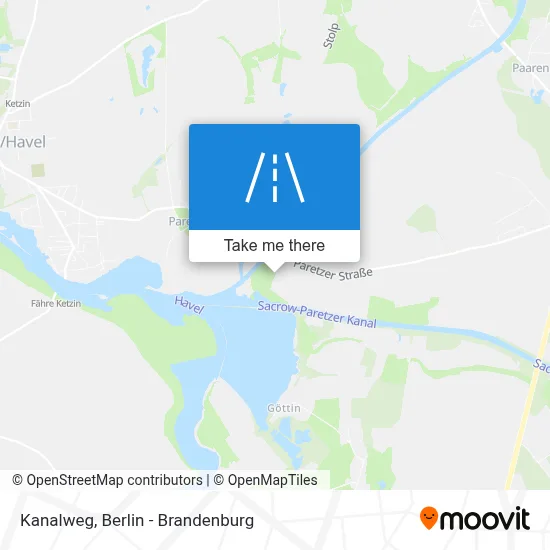 Kanalweg map