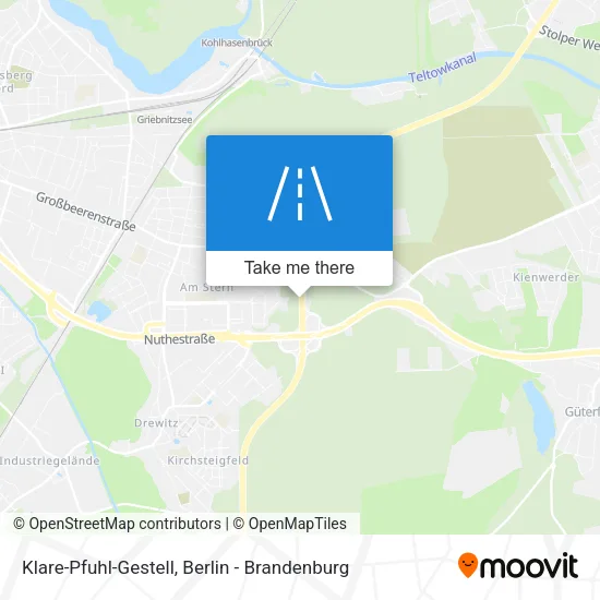 Карта Klare-Pfuhl-Gestell