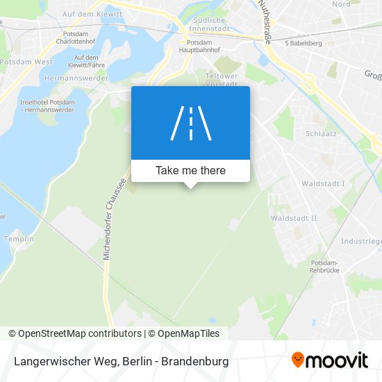 Langerwischer Weg map