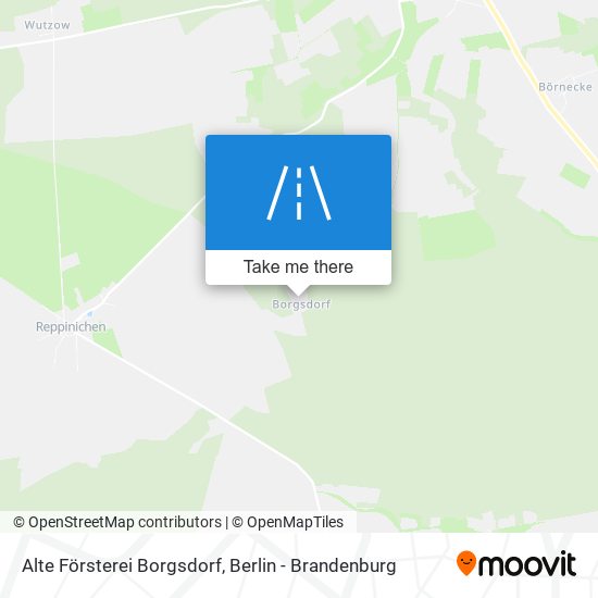 Alte Försterei Borgsdorf map