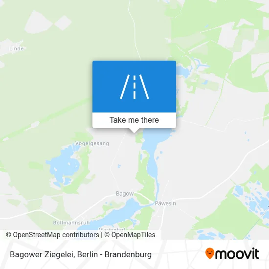 Bagower Ziegelei map