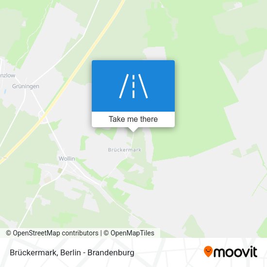Brückermark map