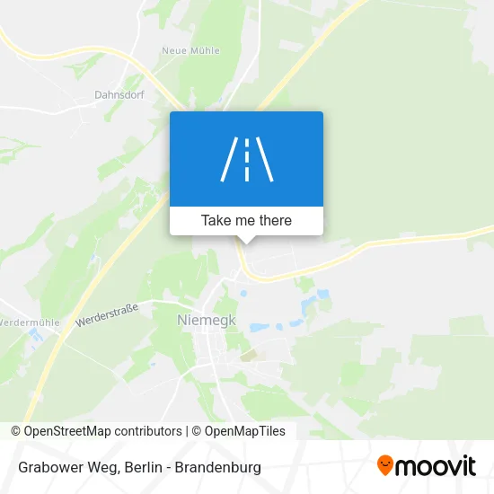 Карта Grabower Weg