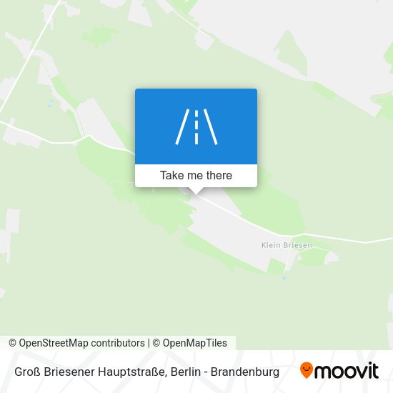 Groß Briesener Hauptstraße map