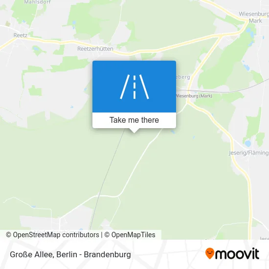 Große Allee map