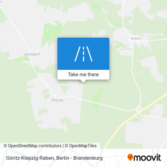 Göritz-Klepzig-Raben map