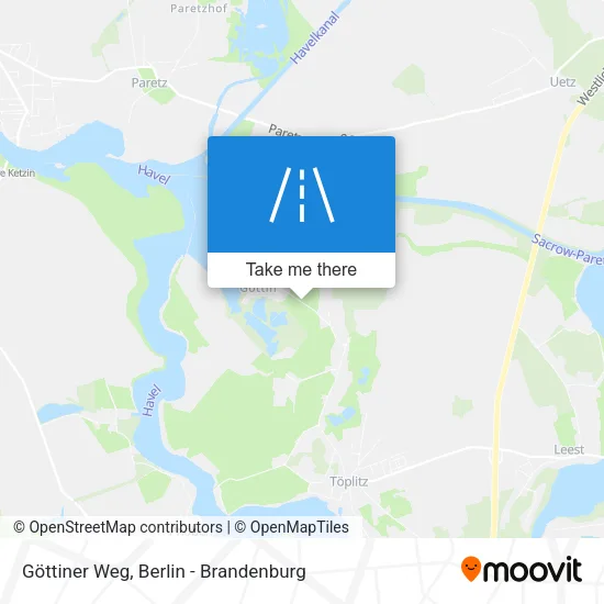 Карта Göttiner Weg
