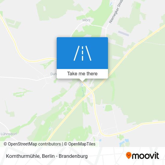 Komthurmühle map