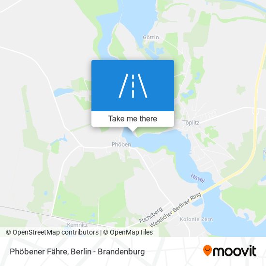 Phöbener Fähre map