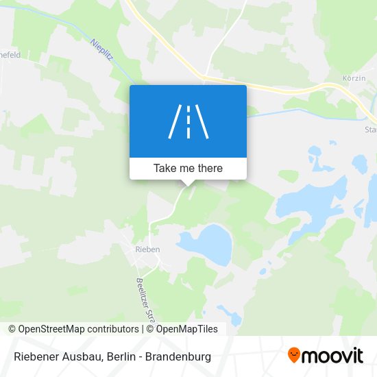 Карта Riebener Ausbau