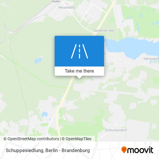 Карта Schuppesiedlung