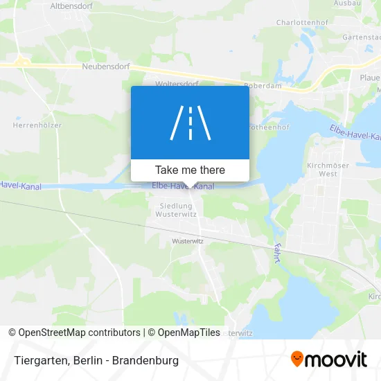 Карта Tiergarten