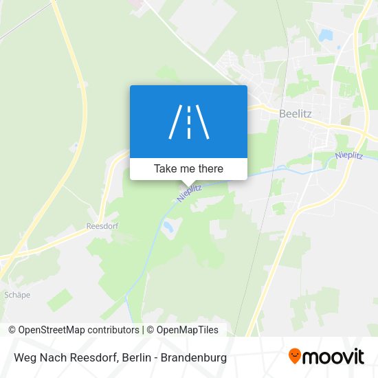 Weg Nach Reesdorf map