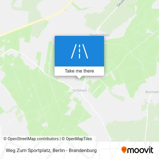 Карта Weg Zum Sportplatz