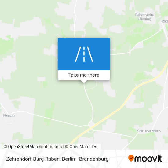 Zehrendorf-Burg Raben map