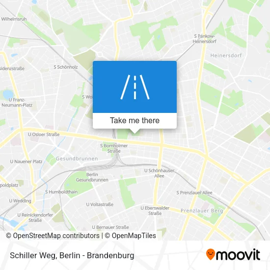 Карта Schiller Weg