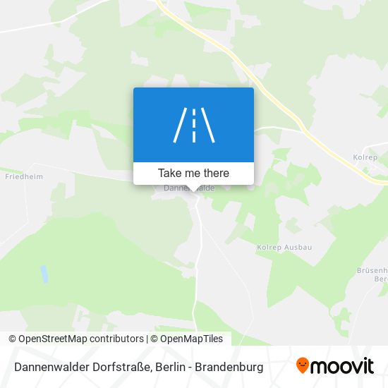 Dannenwalder Dorfstraße map