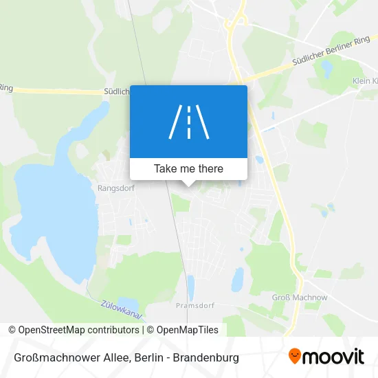 Карта Großmachnower Allee