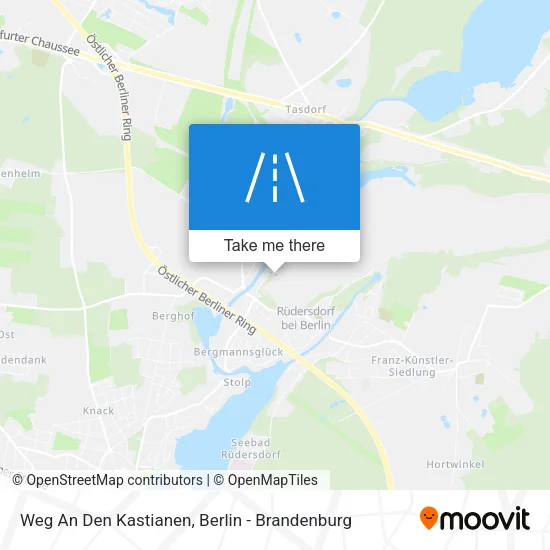 Карта Weg An Den Kastianen
