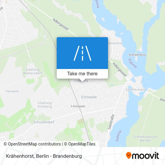 Krähenhorst map