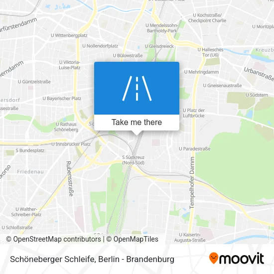 Карта Schöneberger Schleife