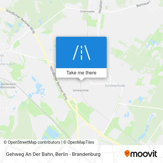 Карта Gehweg An Der Bahn