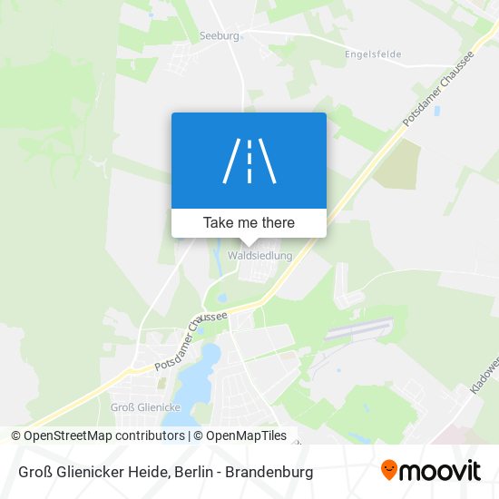 Groß Glienicker Heide map