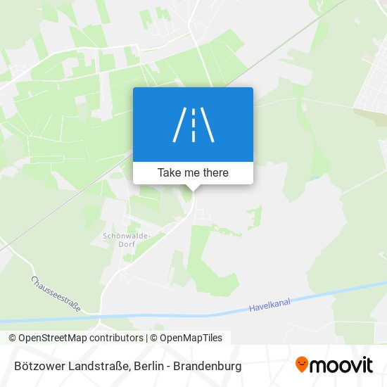 Bötzower Landstraße map