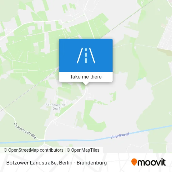 Карта Bötzower Landstraße