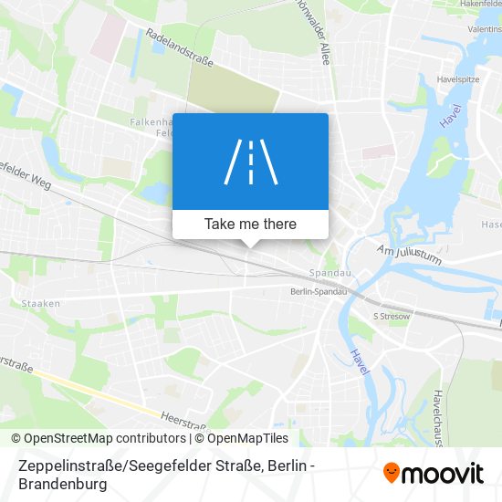 Zeppelinstraße / Seegefelder Straße map