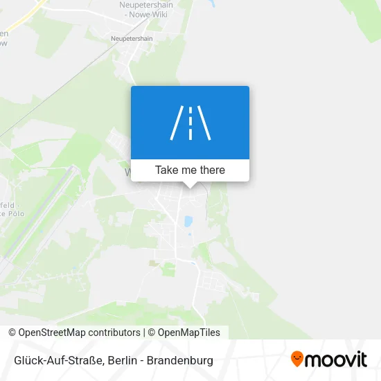 Glück-Auf-Straße map