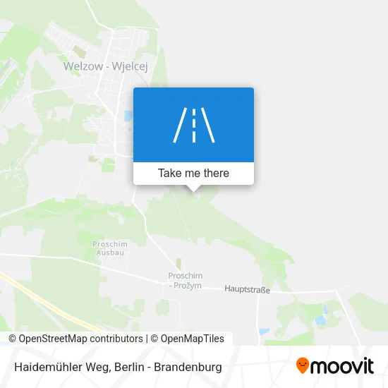 Карта Haidemühler Weg