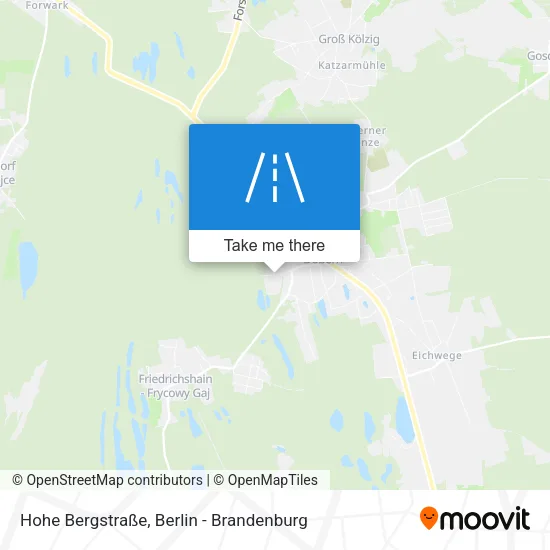Карта Hohe Bergstraße