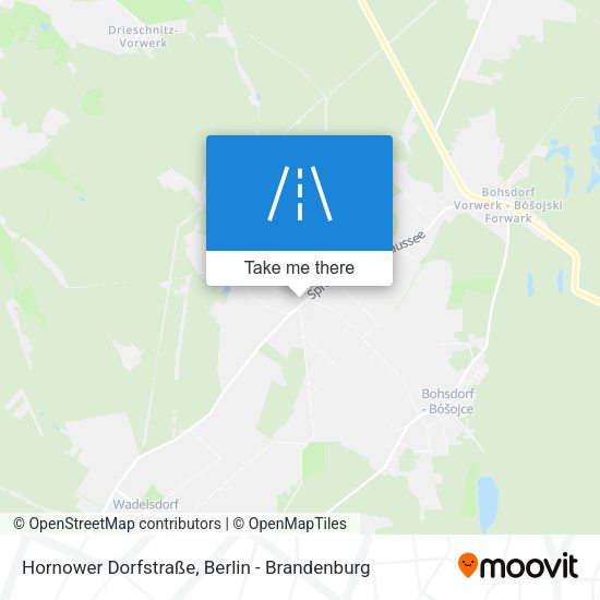 Hornower Dorfstraße map
