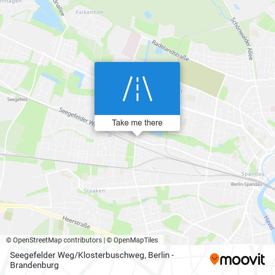 Seegefelder Weg / Klosterbuschweg map