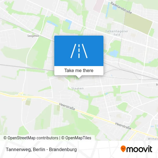 Tannenweg map