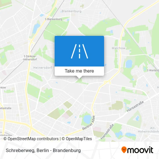 Карта Schreberweg