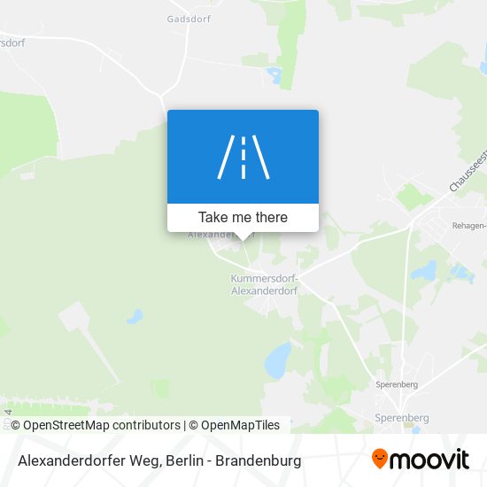 Alexanderdorfer Weg map