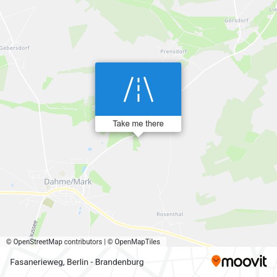 Fasanerieweg map